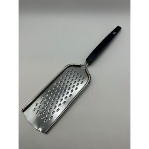 Vintage ANDROCK U.S.A. Stainless Steel Cheese Grater Black Handle Kitchen Tool